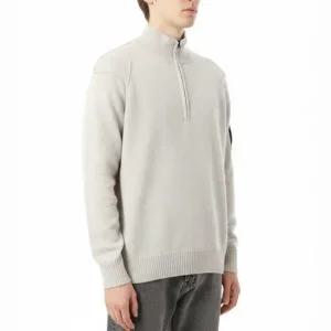 씨피컴퍼니 램스울 GRS 하프집업 폴로카라 니트