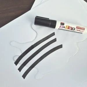 ( )8mm 방수 유성 블랙 마카펜 작업용 마커