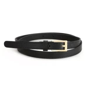 여성 원피스 가디건 정장바지용 패션 슬림 벨트 TU-WBT-0611-블랙