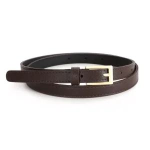 여성 원피스 가디건 정장바지용 패션 슬림 벨트 TU-WBT-0611-다크브라운