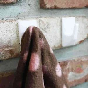 ( )퍼니 부착 플라스틱후크 사각 중 마스크걸이 마스크후크 주방국자걸이