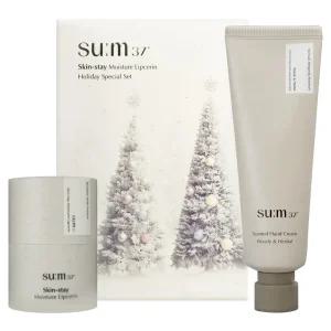 숨37 스킨 스테이 모이스처 립세린 기획 세트 홀리데이 에디션 (+핸드크림) 비건 립 케어 바세린 립밤
