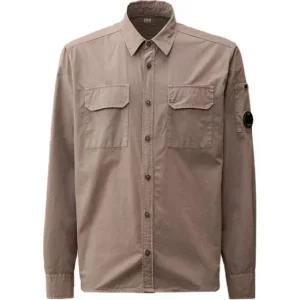 271495 CP COMPANY Organic Gabardine Shirt  17CMSH140A 110143G 735)  오가닉 개버딘 셔츠)