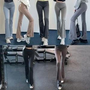 [라일리여성의류] Rly 컴포트레깅스팬츠 슬림부츠컷 운동 데일리 트레이닝  43643278)