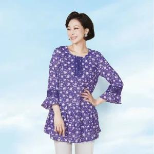 (빅)러블리 시어서커 블라우스