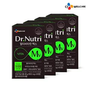 [CJ공식]닥터뉴트리 멀티비타민 맥스 60정 4박스