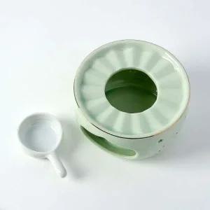 힐링데이 도자기 티워머 민트(차데우기)