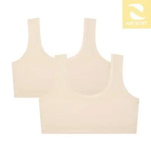 수아팜 주니어 1단계 에어 소프트 브라 2매_스킨