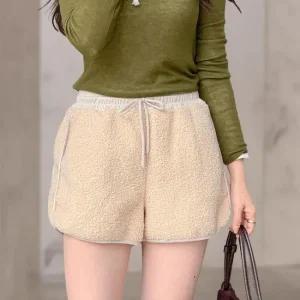 [다잇템] 여성 FW 랍빠 콘트라스트 핫팬츠 고무줄 반바지