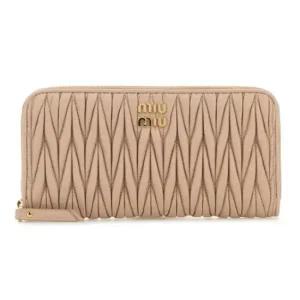 마틀라쎄 나파 가죽 장지갑 여성 베이비 핑크 5ML5062FPP F0236