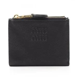 MIU  25FW 5ML024 AEFX F0002  소형 나파 가죽 지갑)