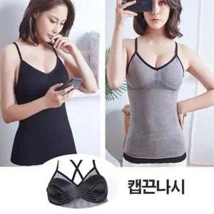 [하프클럽/셀러허브_여성트랜드패션]볼륨갑 업 캡끈나시 VIDS-RE226