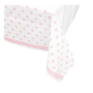 라인도트 테이블보 핑크 라인도트 테이블보 핑크