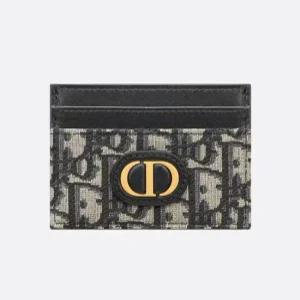 디올 오블리크 30 몽태뉴 몽테인 5 슬롯 카드 지갑 S2152UTZQ M928