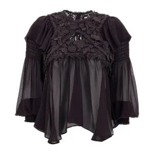 이자벨마랑 로키아 자수 레이스 탑 23EHT0114FAA2J04I 01BK