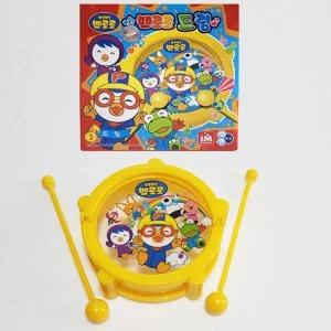( )뽀로로 미니드럼 음악놀이 북채 악기놀이 미니북 장난감 교육 유아장난감 어린이날선물 크리스마스선물