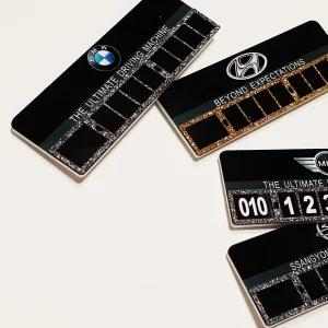 (다주소) 차량용 주차번호판 주차알림판 자동차번호판 주차번호판