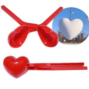 ( )미니 하트 눈뭉치 제조기 눈사람메이커 스노우볼 눈싸움 눈놀이 오리눈사람집게 오리눈집게 크리스마스