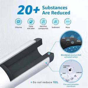 호환 DA29-10105J 인라인 워터 냉장고 요소 코코넛 껍질 활성탄 막대 4 Pcs-T33C