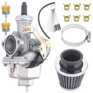 PZ27 카뷰레터 125cc 150cc 200cc 250cc CG ATV 고 카트 더트 바이크 4스트로크 엔진 Taotao Sunl Buyang Coolsport Lifan Kazuma 27mm 카브와 호환 에어 필터