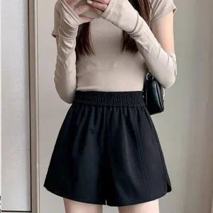 2color 허리밴딩 겨울바지 반바지 편한바지 겨울 모직 여성