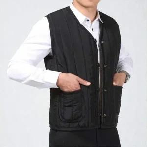 남성 겨울 방한 조끼 기모 안감 누빔 패딩조끼 베스트