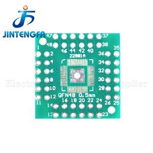 DIP 핀 보드 피치 IC 어댑터 플레이트 변환 QFN44 0.5mm QFP 44 48 to 전송 10 개