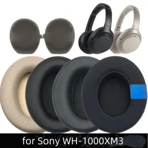 소니 wh1000M3 헤드폰용 이어 패드 소니 WH-1000XM3 이어패드용 폼 교체 이어 쿠션 1 쌍