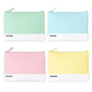 팬톤 패브릭 플랫 파우치 M 팬시용품