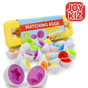 조이키즈 달걀도형맞추기/계란도형끼우기 매칭에그