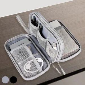 액세서리 케이블 수납 완전 오픈 파우치 URD264 보조 여행 여