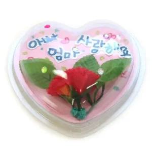 카네이션 (5명용)카네이션 투명하트 왕펜던트 만들기세트