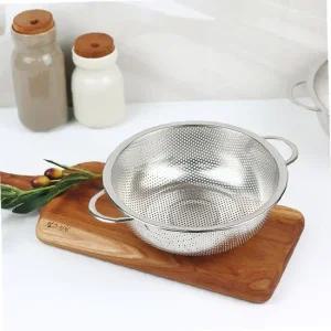 퀸센스 스텐 채반 양수 튀김망 소쿠리 바구니 20cm