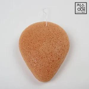 청소앤 곤약 스펀지 세안용 황토 제주 생산 목욕