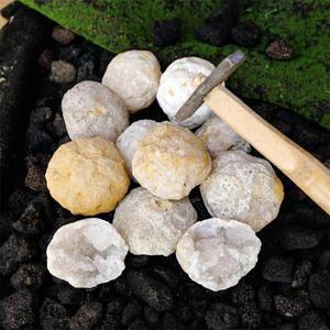천연 미개봉 마노 지오드 원석 크리스탈, 미네랄 에너지 치유, 거친 돌 클러스터, 동굴 수집 표본 선물