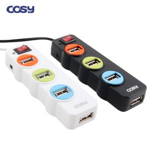 코시 UH1226/신호등 4포트 USB허브/전원스위치/오토런