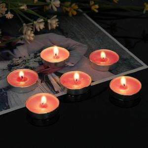 [KGPQ5SPR_4B]캔들조이 티라이트 50p세트(핑크) 양초