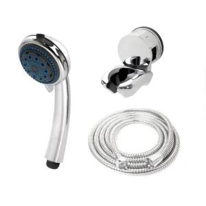 안마 샤워기 메탈호스 A세트 1.5m 거치대 욕실 샤워줄 호스 고압 샤워헤드 화장실 부속품 절수형 샤워꼭지