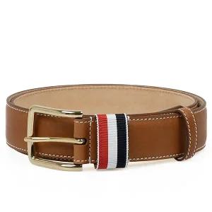 [톰브라운][명품] 톰 브라운 톰브라운 스트라이프 루프 레더 벨트 MCX039A L0044 255