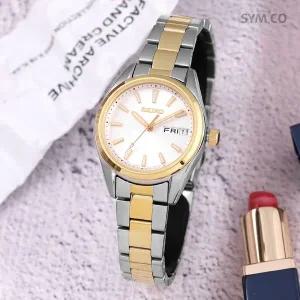 [세이코] SUR454P1 네오클래식 골드 콤비 아날로그 캐쥬얼 정장 여자 메탈 시계c