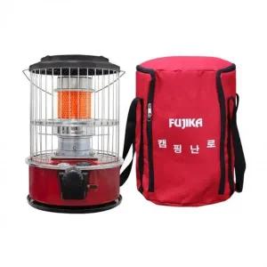 [골드스마일]가볍고 따뜻한 캠핑 석유난로 심지식 후지카 난방 휴대용 레드