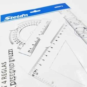 각도기 삼각자 초등학교 공부 도구 수학 자습용 비율 자