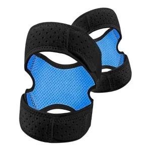 티에스 에어핏 이중 무릎보호대 세트 등산 헬스 러닝 슬개골 마라톤 아대 D