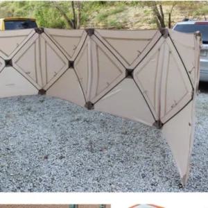 사이드월 스크린 가림막 바람막이 타프 원터치 윈드 캠핑