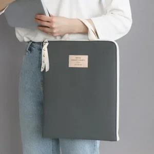 끌림데이 심플한 A4사이즈 노트북 손잡이파우치