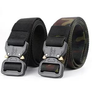 [아우트]퀵버클 전술벨트 메탈 나일론 군사 전투