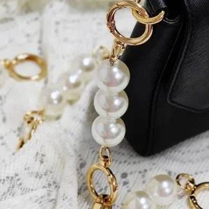 [피커]진주 체인끈 포인트 연장 골드 체인가방끈 14cm