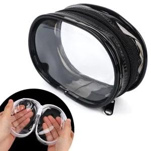 [피커]화장품투명파우치 파우치 타원형 화장품 휴대용 PVC