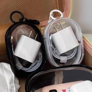 [피커]휴대용 키링백 투명 파우치 가방고리 PVC 소품