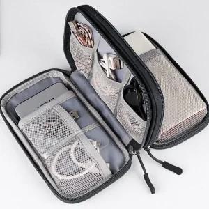 [피커]USB 충전기 디지털 멀티 디지털파우치 파우치 블랙